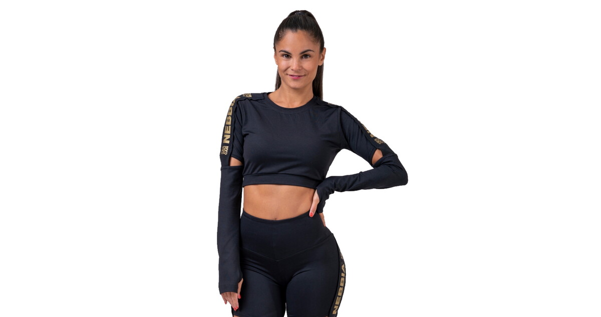 NEBBIA Honey Bunny Crop Top 821, Black, Medium : : Clothing, Shoes  & Accessories