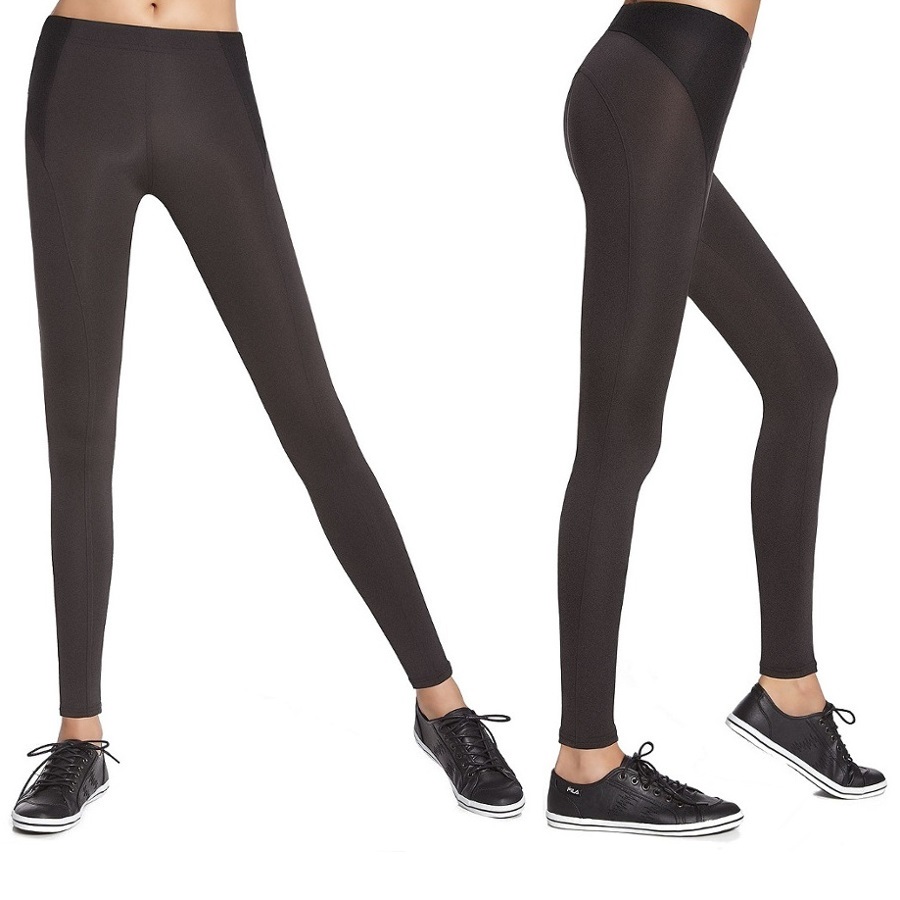 Women's Leggings Boco Wear Grey Melange Push Up - inSPORTline
