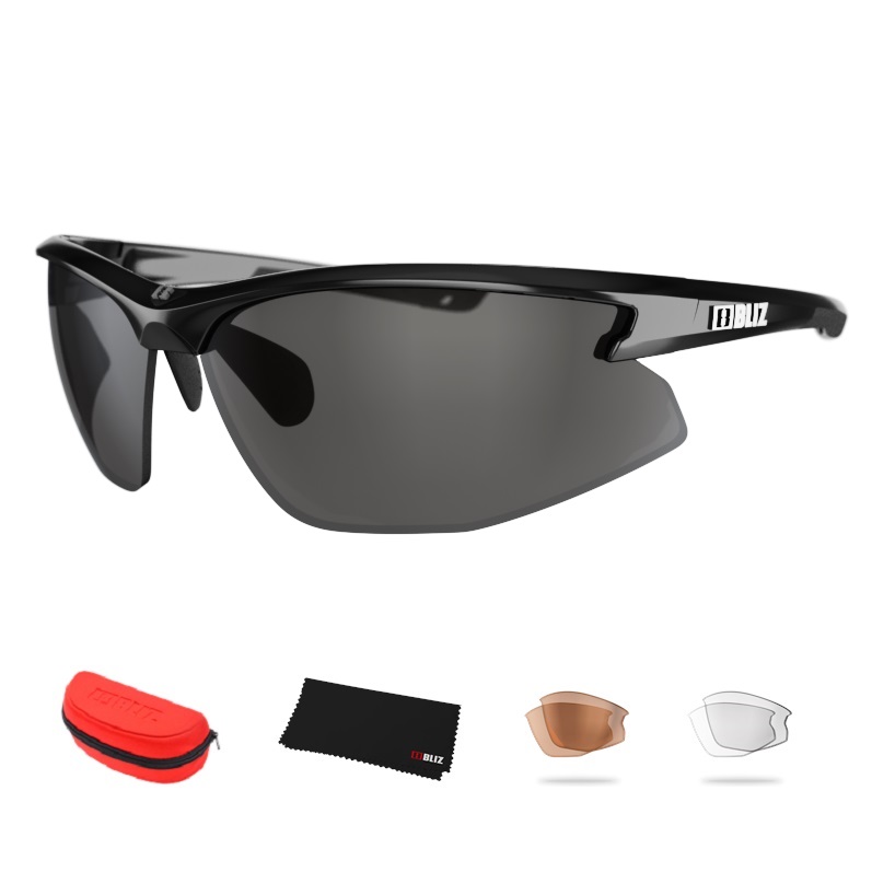 Sportowe okulary przeciwsłoneczne Bliz Motion+ - Czarny - inSPORTline