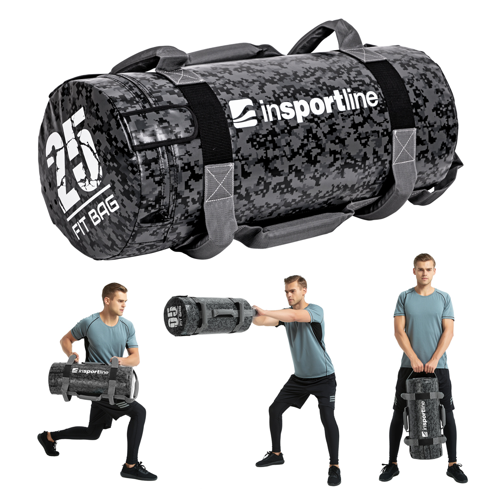Exercise Bag with Handles inSPORTline Fitbag Camu 25kg - inSPORTline