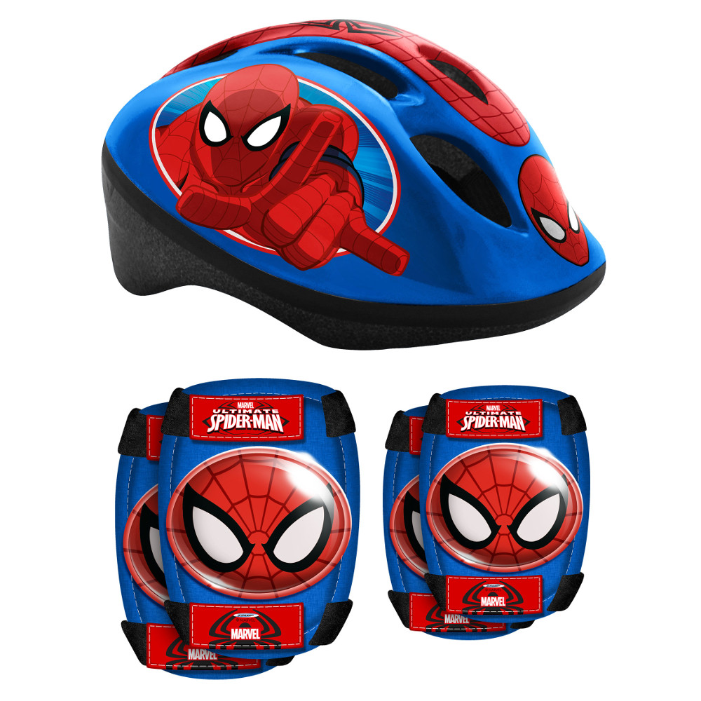 Spiderman sada helma + chrániče pro děti - inSPORTline