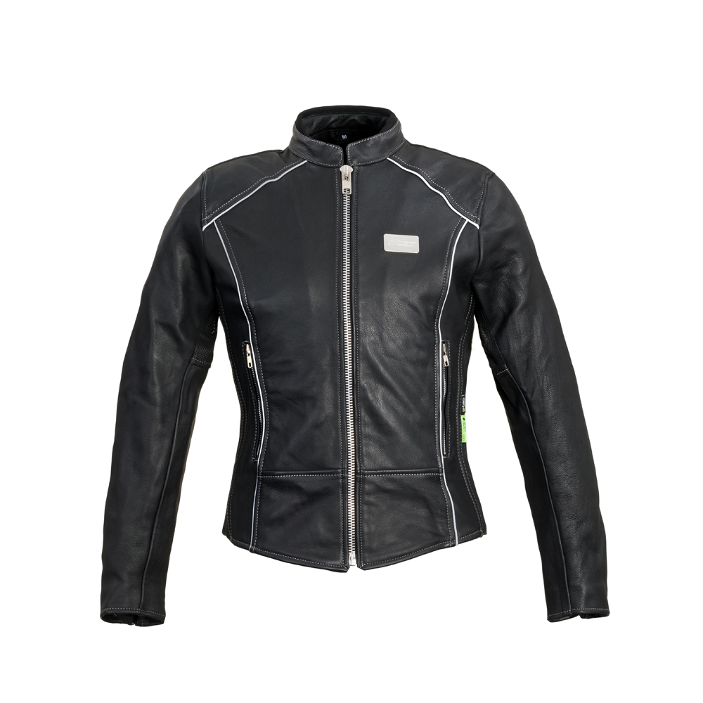 Classic Antique Road Angel Leather Motorcycle Jacket