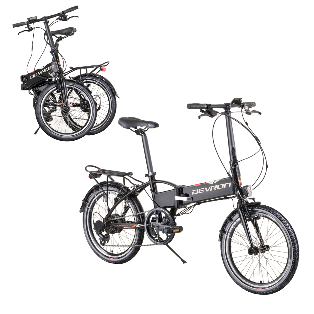 Összecsukható elektromos kerékpár Devron 20124 20" - modell 2019 -  inSPORTline
