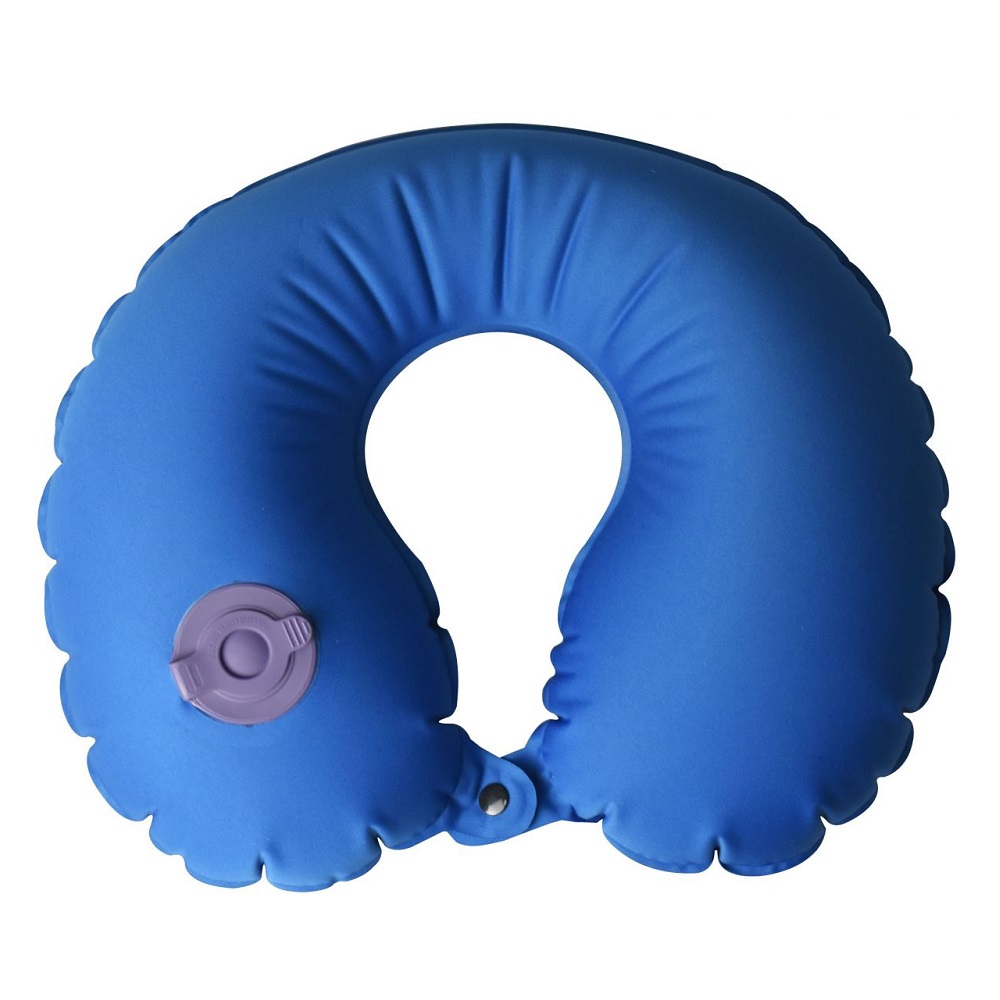 Nafukovací polštářek AceCamp Air Pillow U Blue - inSPORTline
