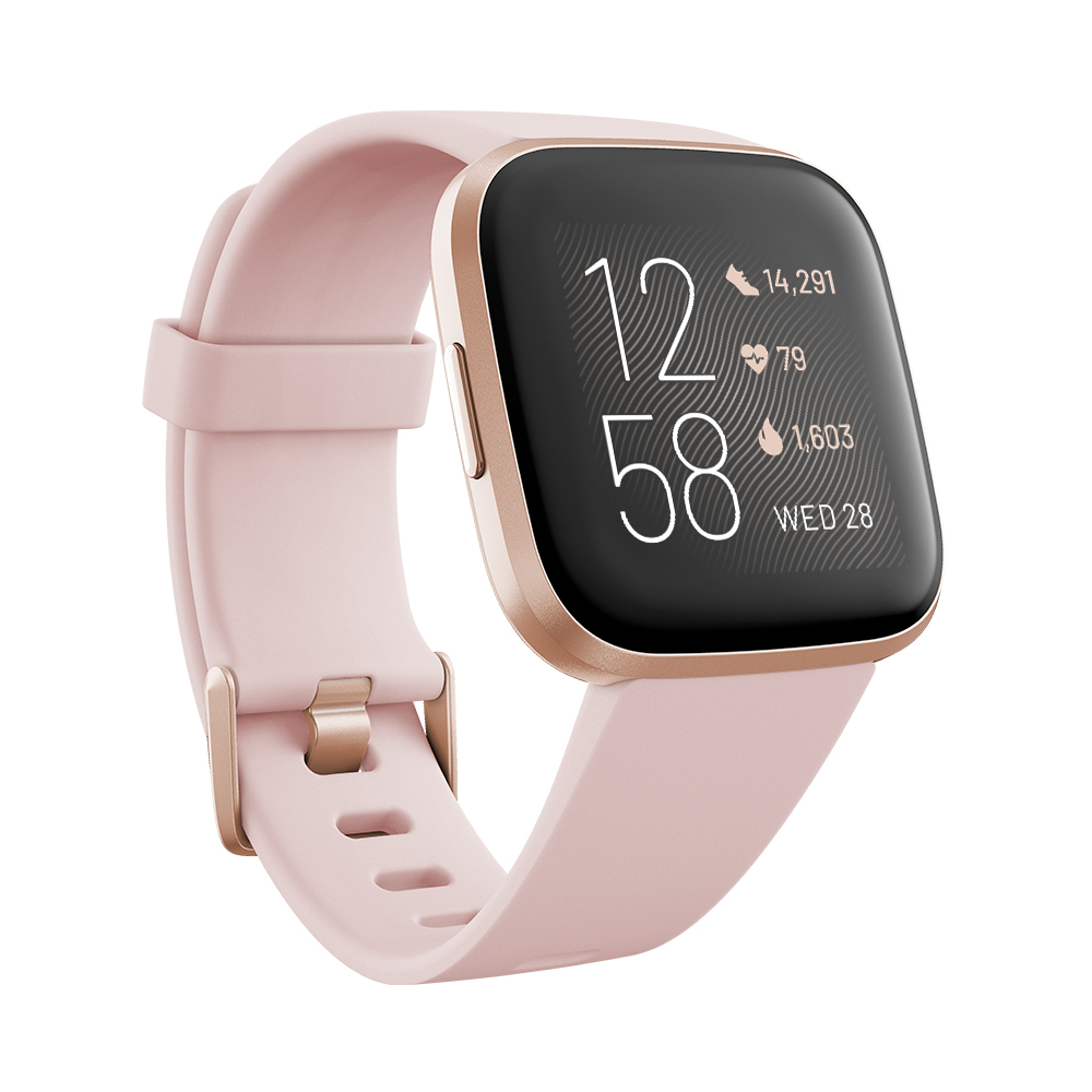 Chytré hodinky Fitbit Versa 2 Petal/Copper Rose - inSPORTline