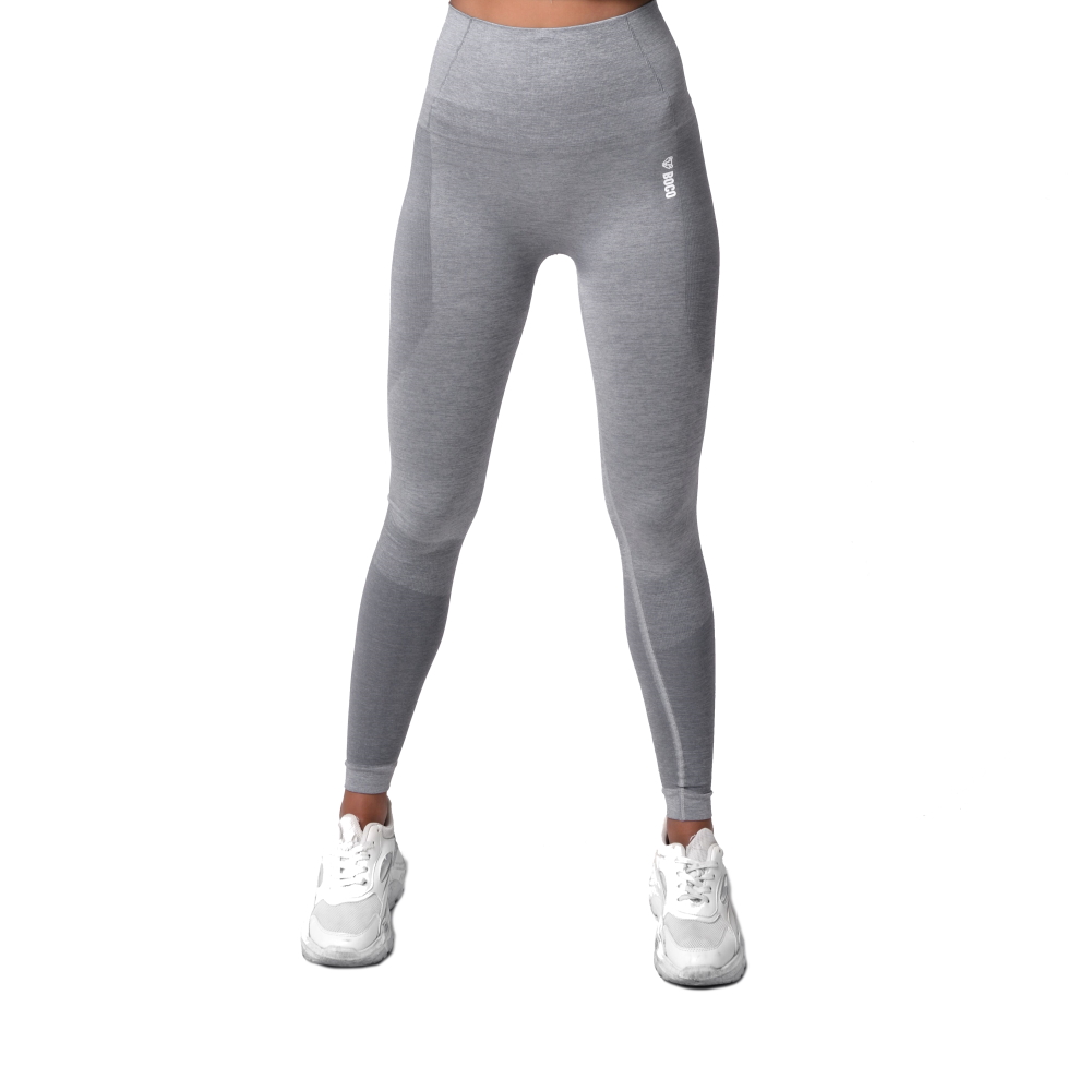 Női leggings Boco Wear Sparkle Grey Melange Shape Push Up - inSPORTline