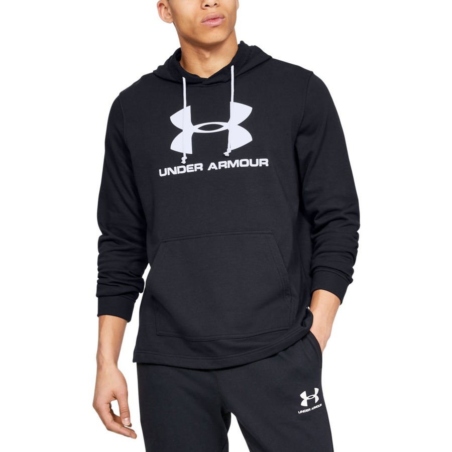 Pánská mikina Under Armour Sportstyle Terry Logo Hoodie - Black, XXL -  inSPORTline