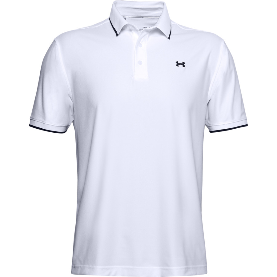 under armour white polo shirt