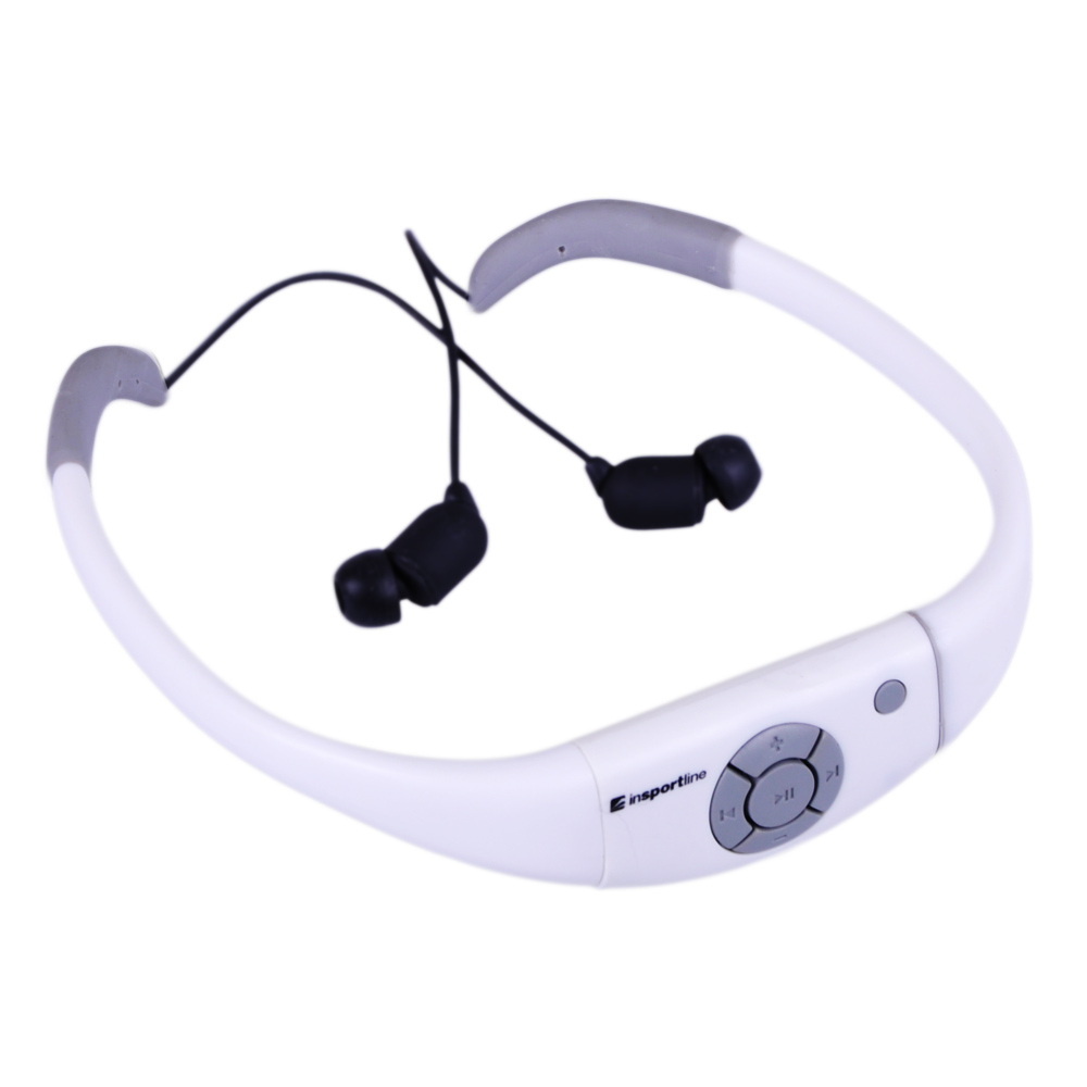 Vízálló MP3 lejátszó inSPORTline Drumy - fülhallgatóval - fekete -  inSPORTline