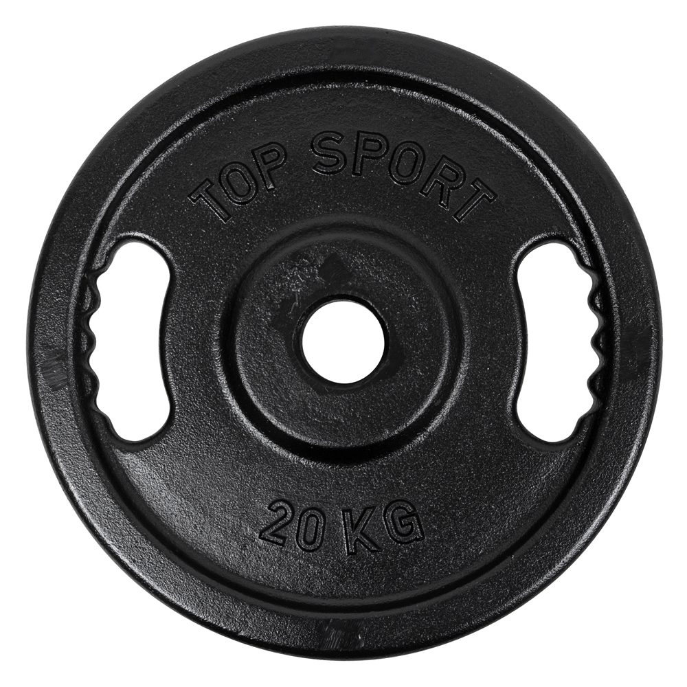 Olympijský litinový kotouč Top Sport Castyr OL 20 kg 50 mm - inSPORTline