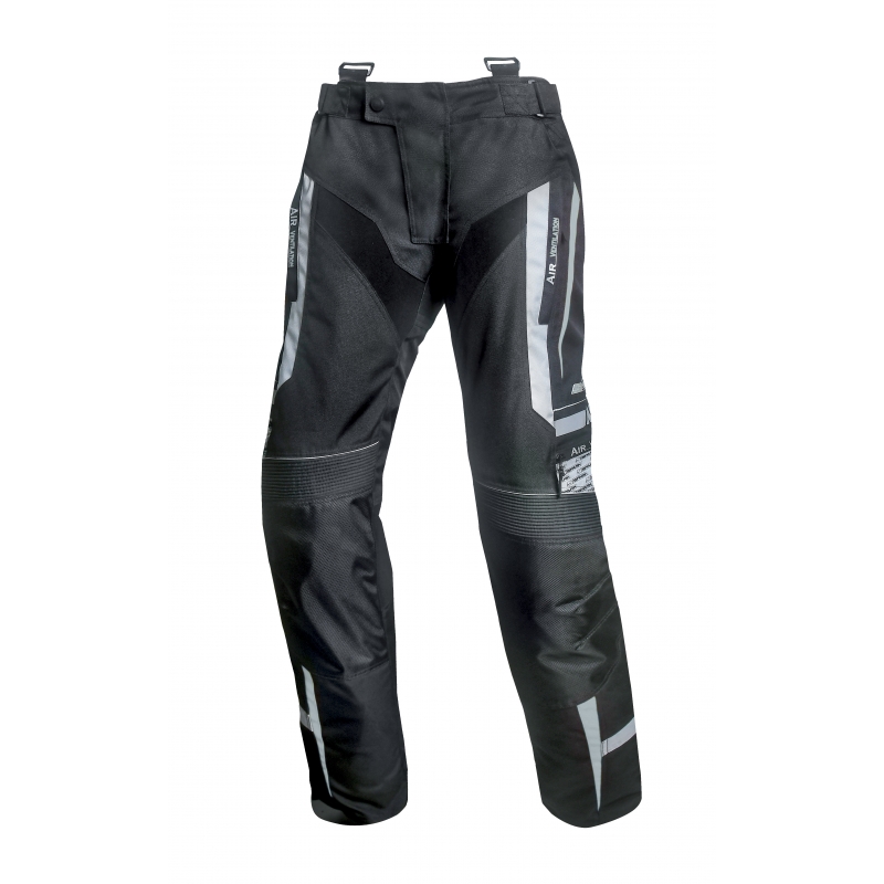 Pánské textilní moto kalhoty Spark Mizzen - černo-šedá, 6XL - inSPORTline