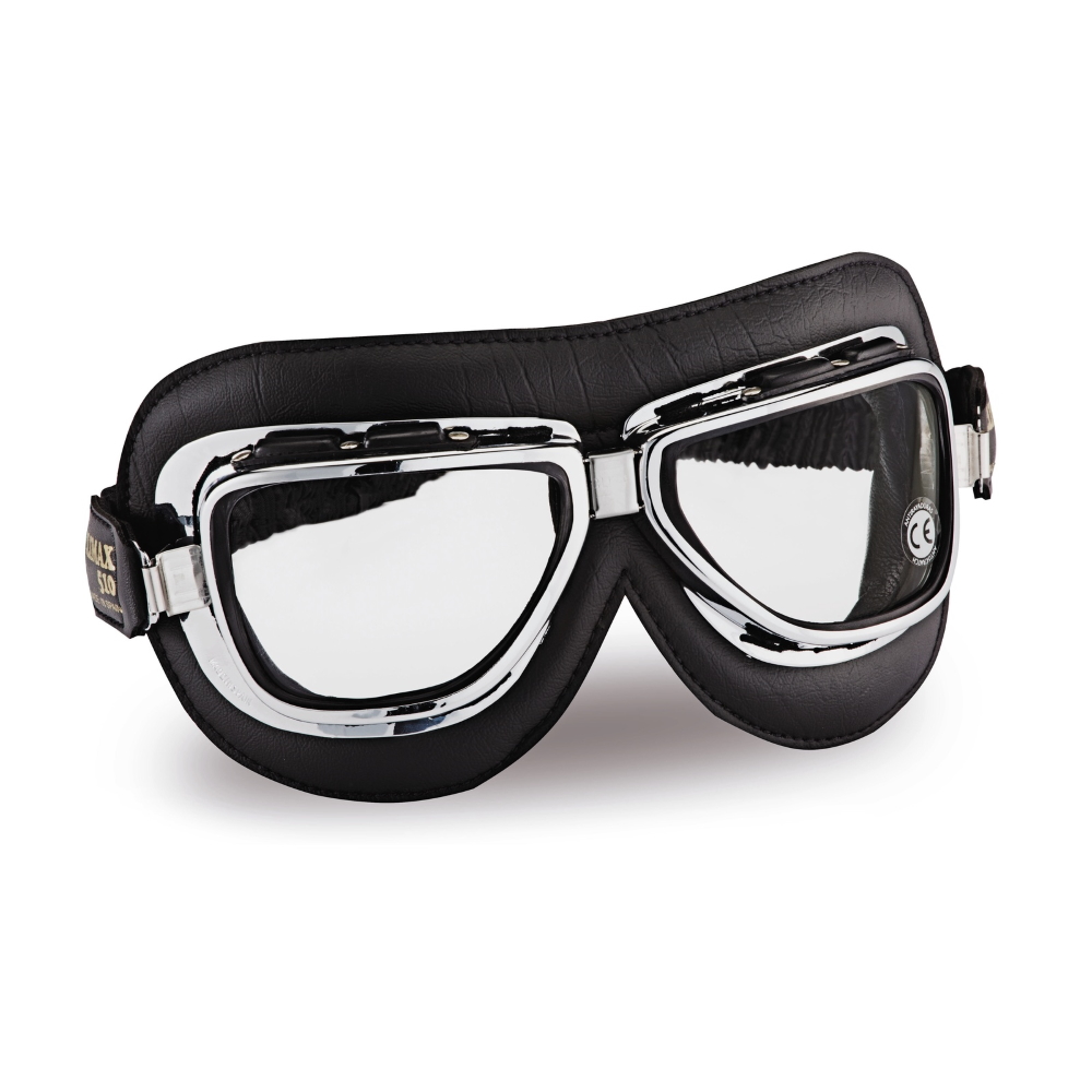 Vintage motoros szemüveg Climax 510, átlátszó üveg - inSPORTline
