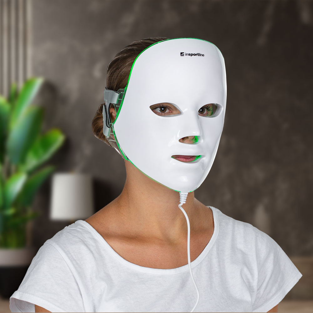 Ošetřující LED maska na obličej inSPORTline Manahil - inSPORTline