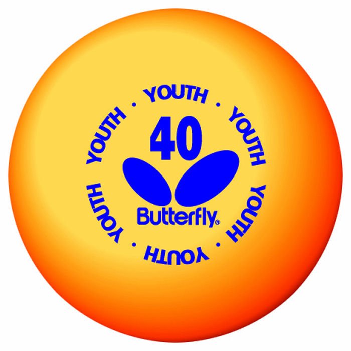 Pingpong labda Butterfly YOUTH 6 db - narancssárga - inSPORTline