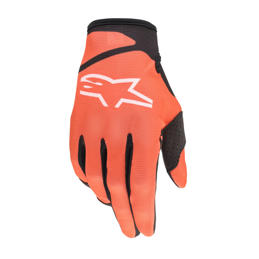 Motokrosové rukavice Alpinestars Radar oranžová/černá 2022 - inSPORTline