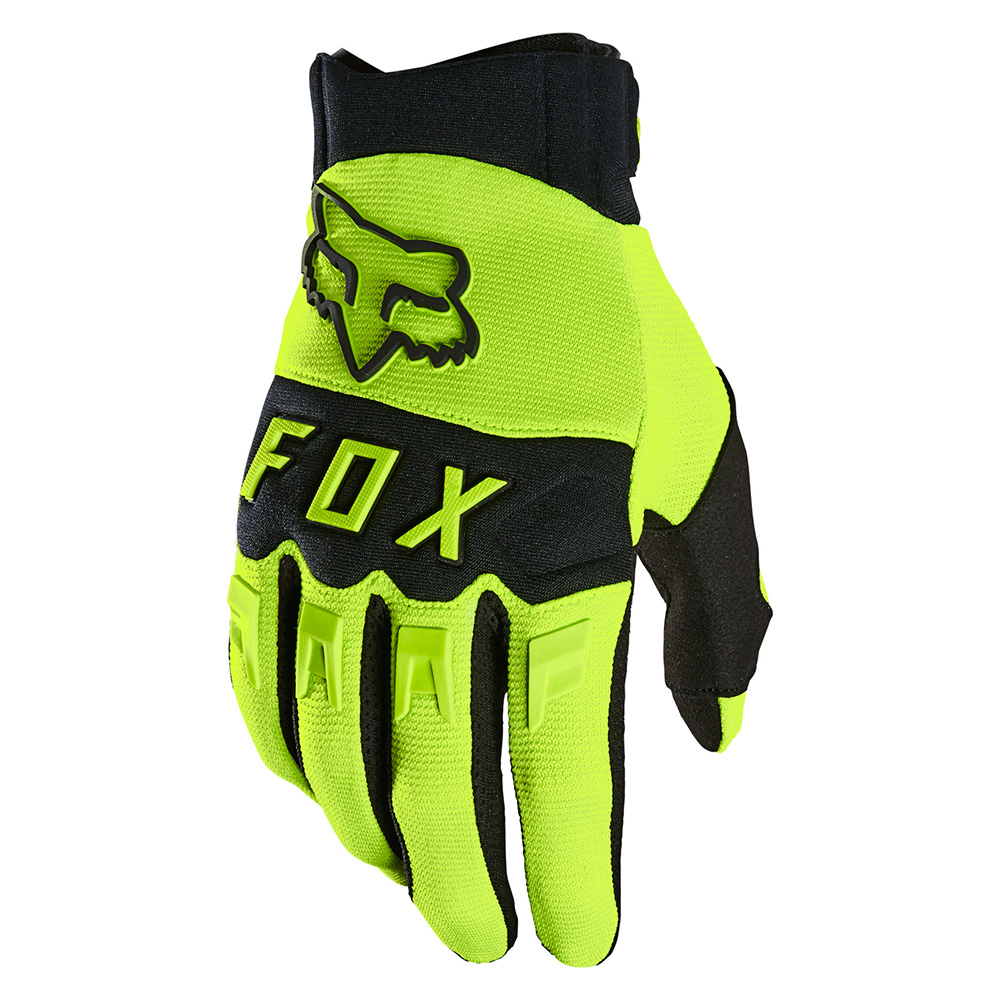 Motokrosové a cyklo rukavice FOX Dirtpaw Ce Fluo Yellow MX22 - inSPORTline