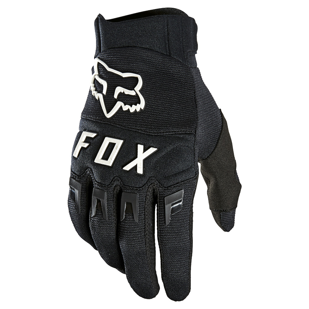 Motokrosové rukavice FOX Dirtpaw Black/White MX22 - inSPORTline