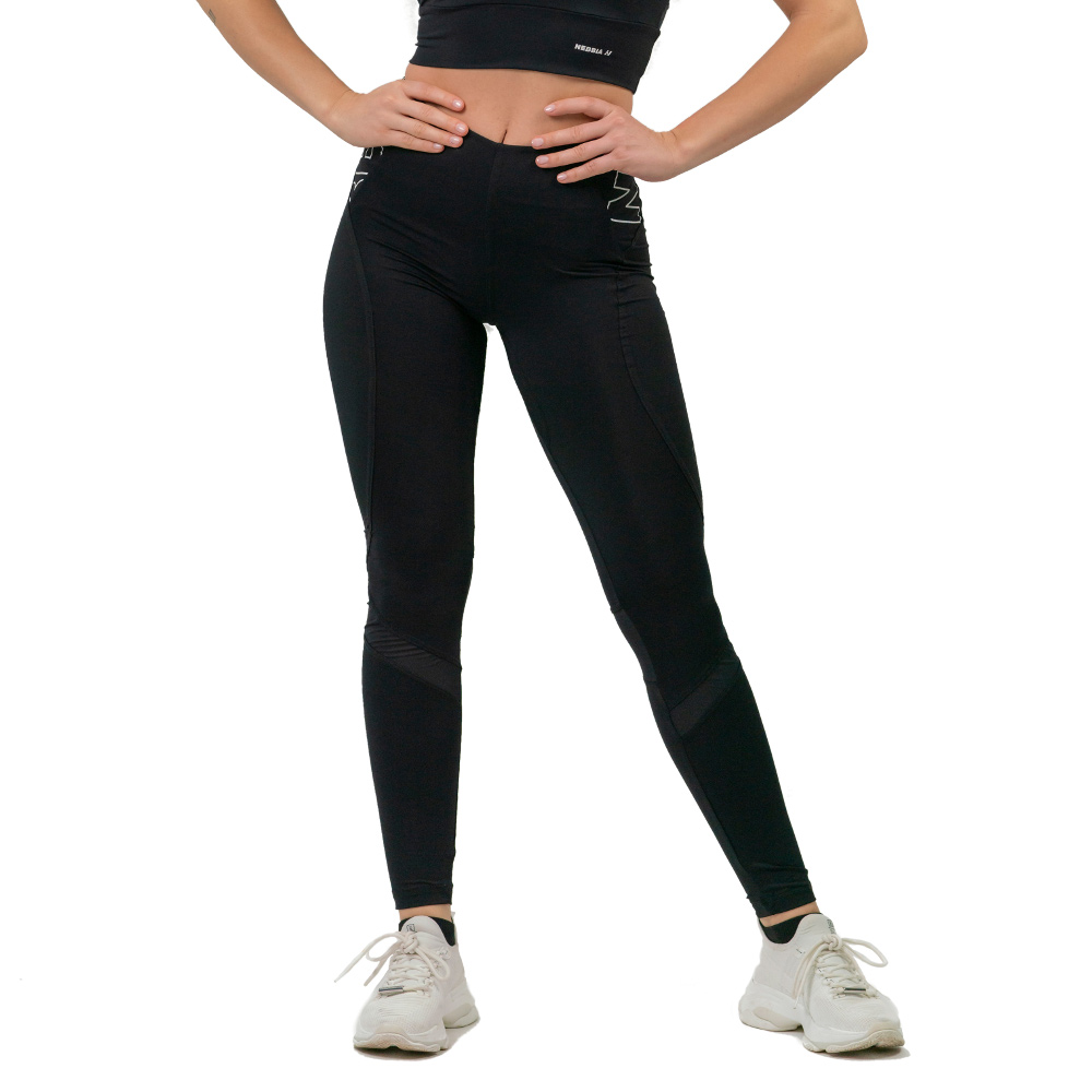 Nebbia High Waist Fit&Smart legíny 505 black - M