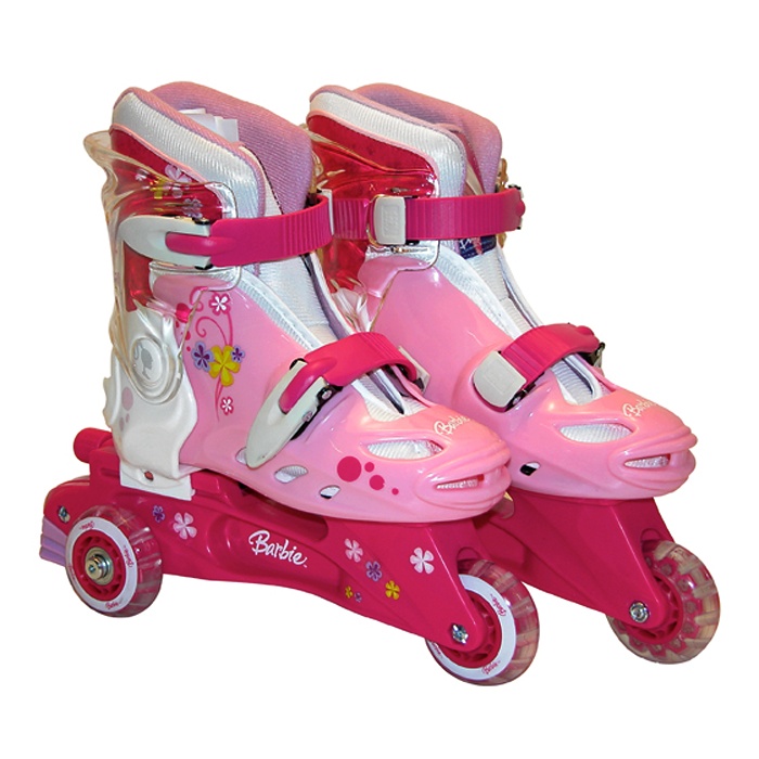 Háromkerekű állítható gyerek korcsolya Barbie - inSPORTline