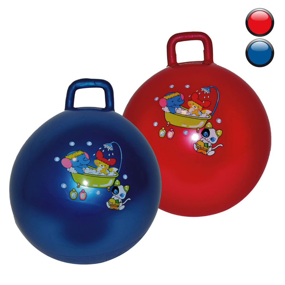 Dětský skákací míč inSPORTline s madlem 40 cm - inSPORTline
