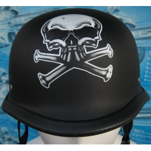 Retro otevřená moto helma Sodager Skull Head - inSPORTline