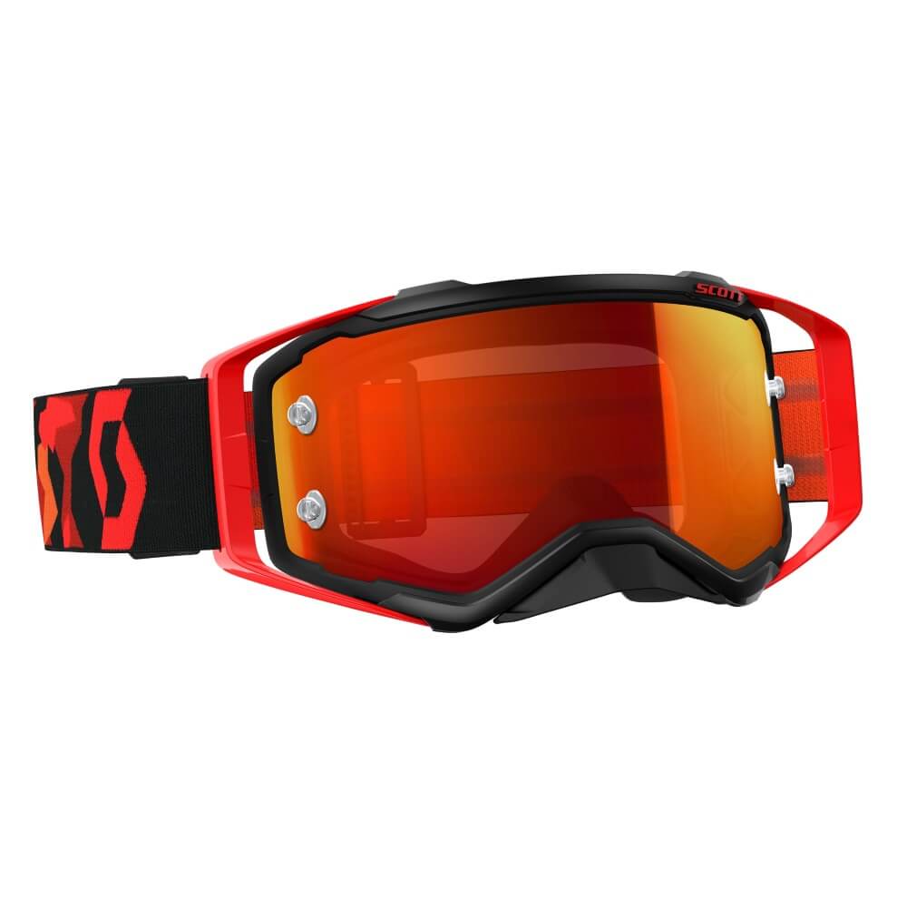 Moto brýle SCOTT Prospect MXVII - black-fluo red-orange chrome - inSPORTline