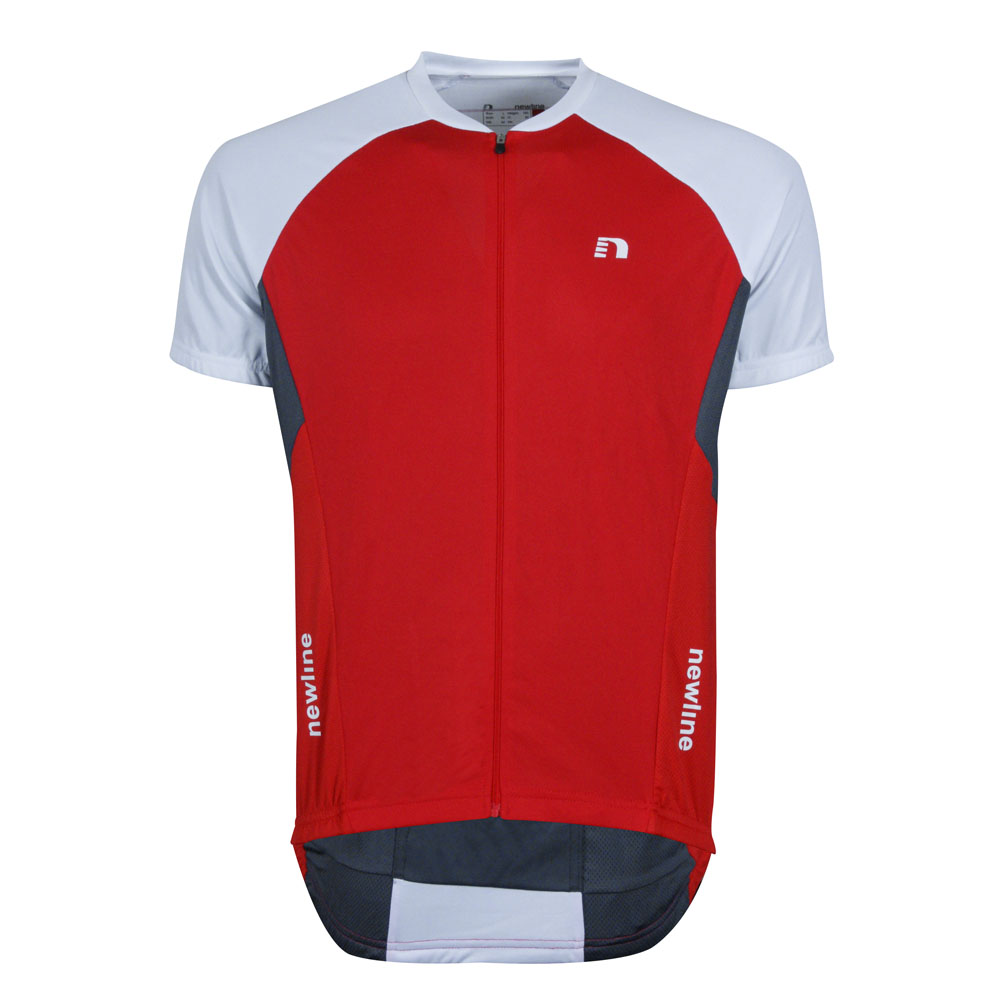 Pánské cyklistické triko Newline Bike Jersey - červená - inSPORTline