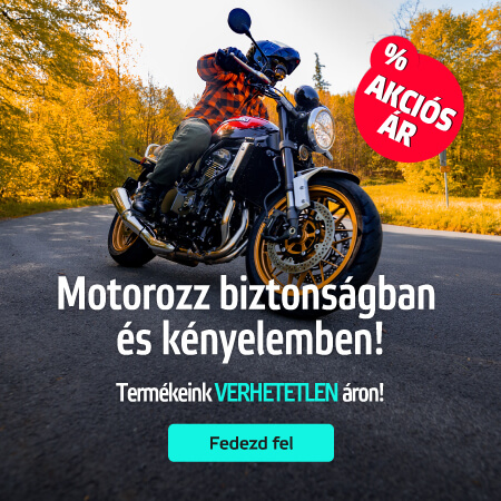 Motorozz biztonságban és kényelemben