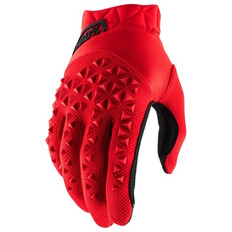 Motokrosové rukavice 100% Airmatic červená/čierna