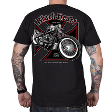 Koszulka na motocykl t-shirt BLACK HEART Grinder