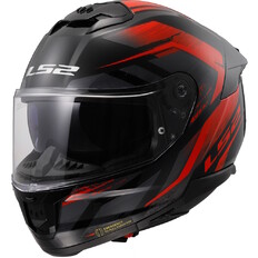 Moto prilba LS2 FF808 Stream II Fury Black Red