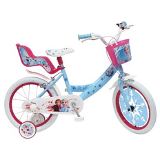 Detské bicykle 16" - porovnávanie produktov: Porovnanie produktov Powerkid  16 x Daisy 1602 16" - model 2022 x Avengers Bike 16" - model 2021 x Frozen  2 16" - model 2021 x