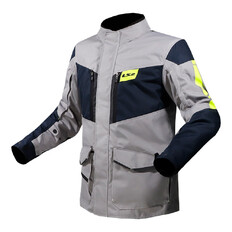 Men’s Motorcycle Jacket LS2 Metropolis EVO Titanium Yellow
