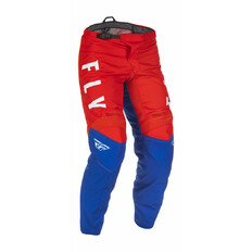 Motocross Pants Fly Racing F-16 USA 2022 Red White Blue