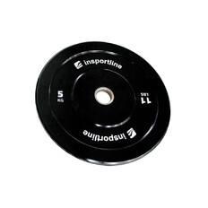 Rubber Weight Plate inSPORTline Bumper Plate Lite 5 kg 50 mm