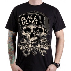 T-shirt BLACK HEART Garage gebaut