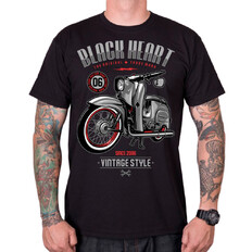 T-shirt koszulka BLACK HEART Vintage Style