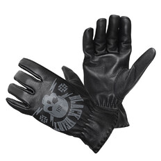 Usnjene moto rokavice W-TEC Black Heart Skull Gloves