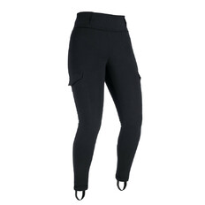 Long Women’s Motorcycle Leggings Oxford Super Cargo Black