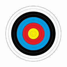Paper Archery Target Yate Ø 80 cm – 10 Pcs.