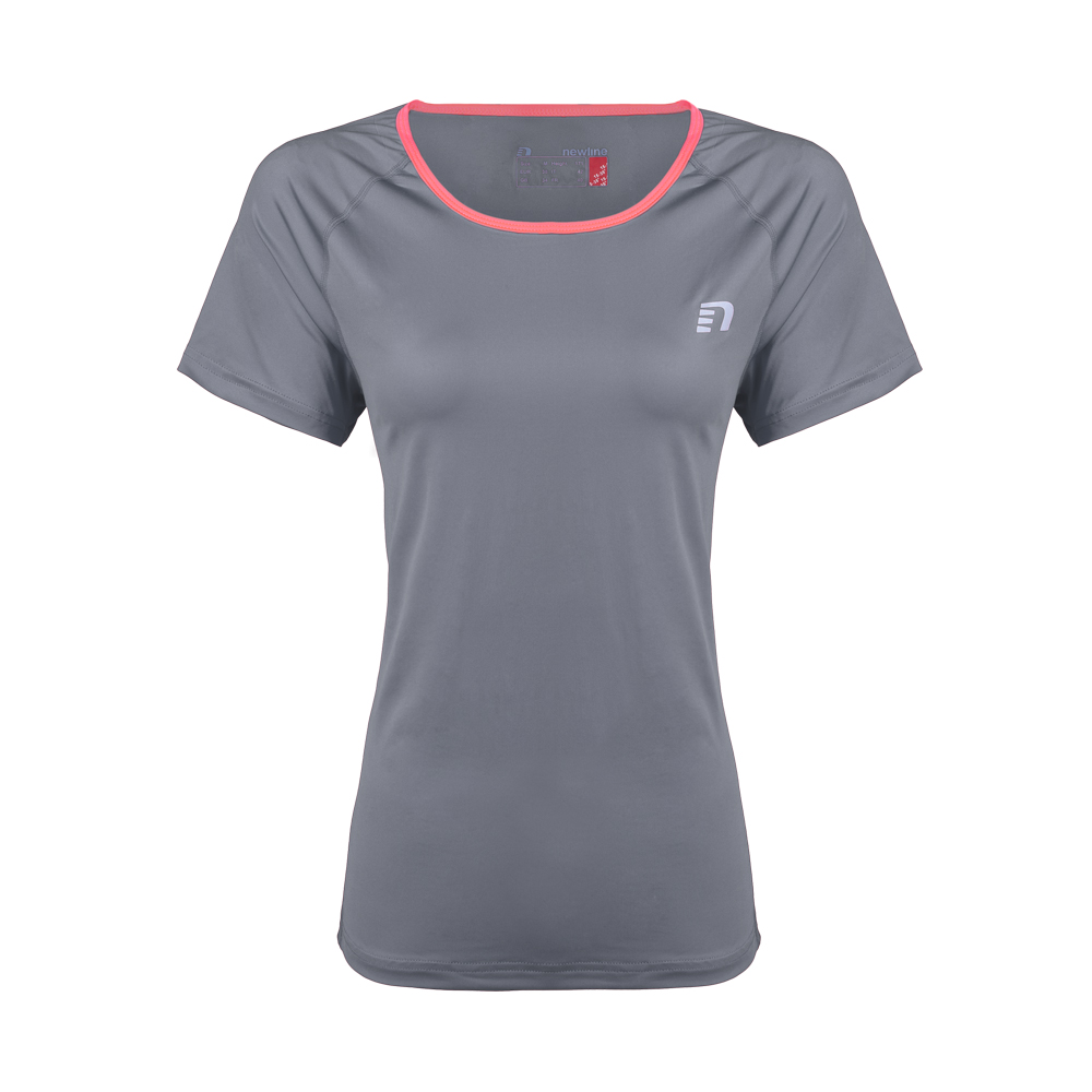 Dámské běžecké tričko Newline Imotion Tee - kratký rukáv šedá - XS