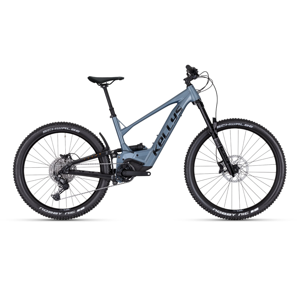 Celoodpružené elektrokolo Kellys Theos R30 P 29"/27,5" 820Wh - model 2025  Steel Blue  L (18", 178-196 cm)