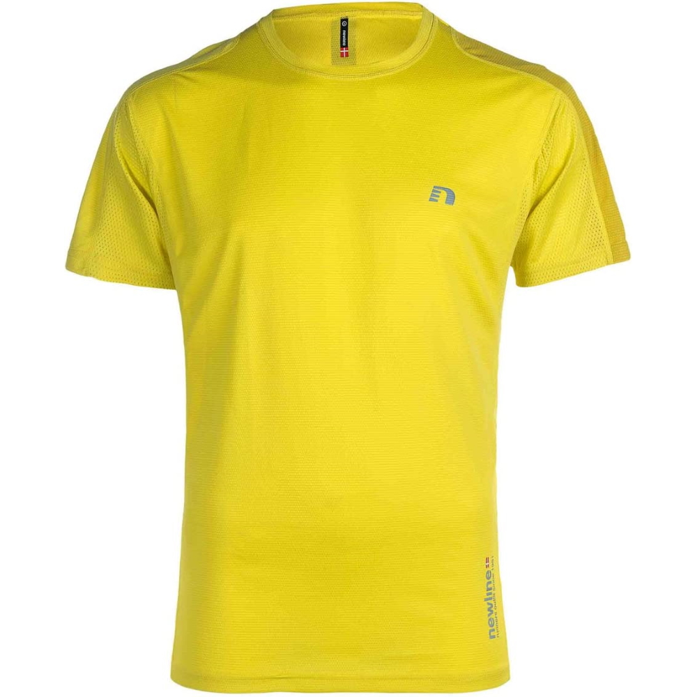 Pánské běžecké tričko Newline Imotion Tee  žlutá  M - žlutá