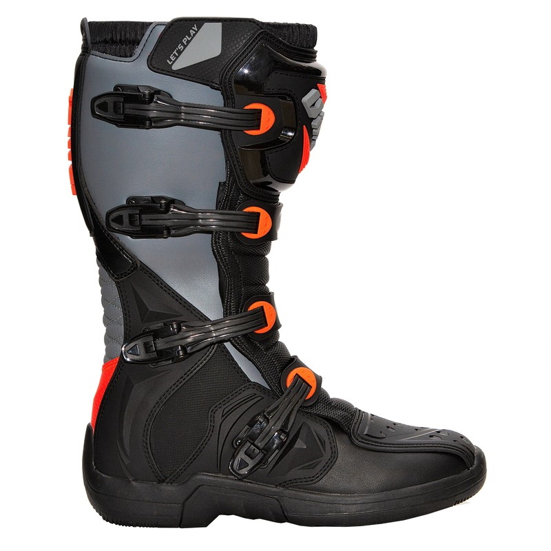 Motokrosové boty iMX X-Two černo-šedo-oranžová - 39