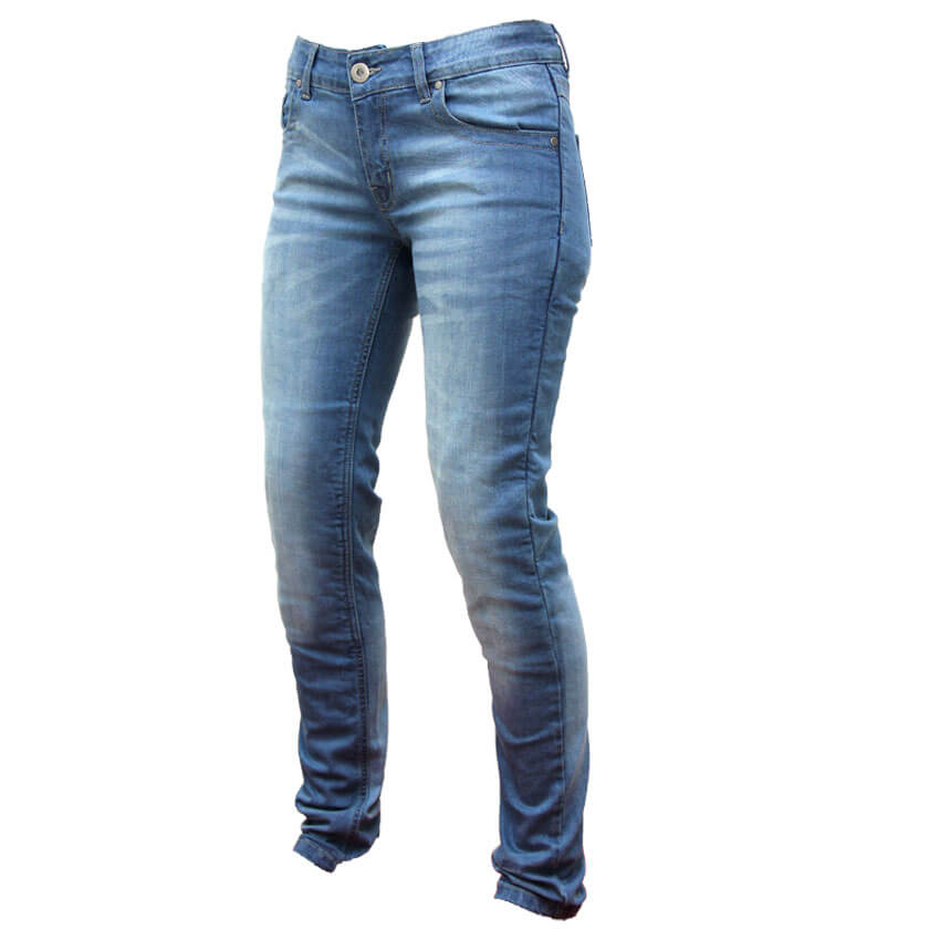 Dámské moto jeansy Spark Dafne modrá - XL