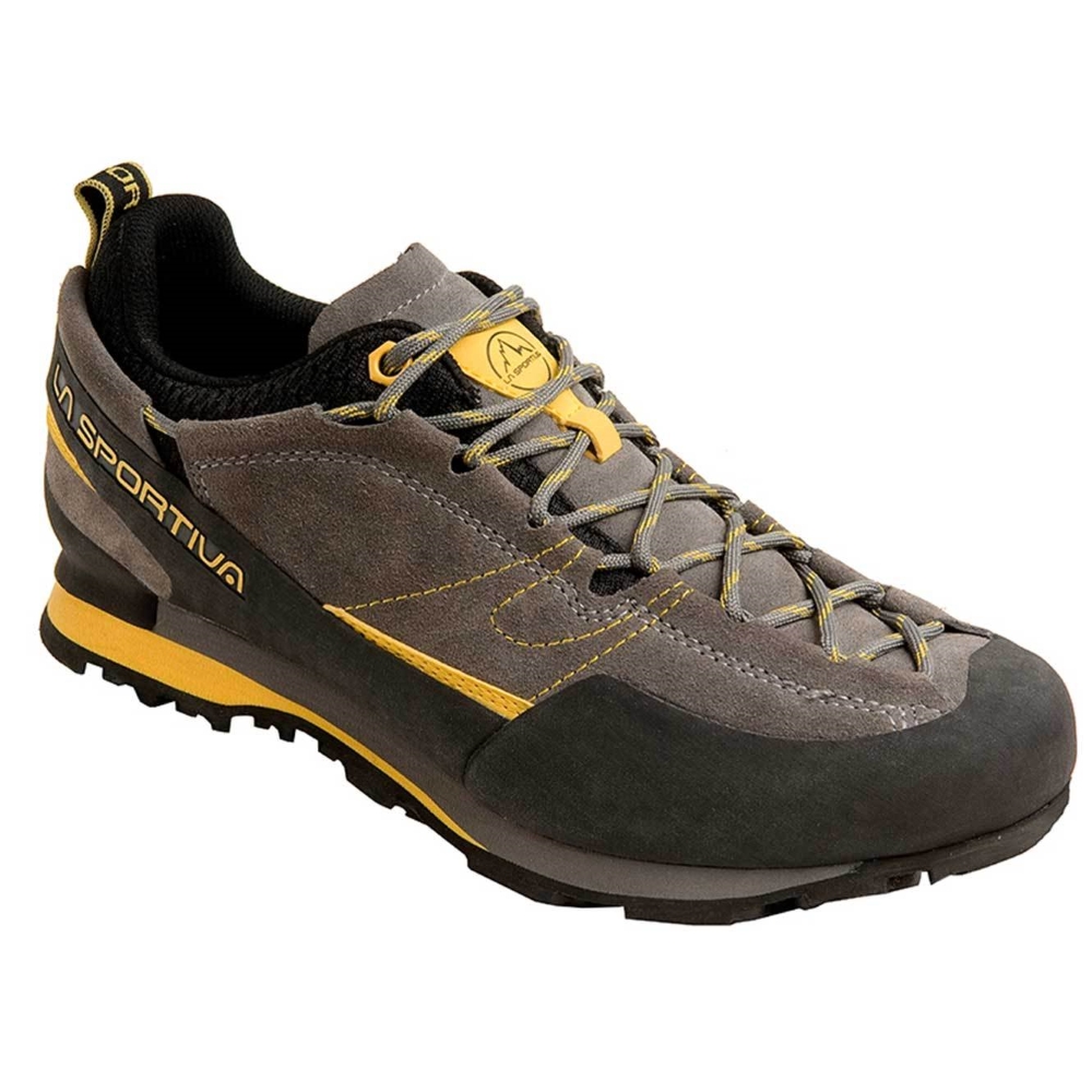 Pánské trailové boty La Sportiva Boulder X Grey/Yellow - 46,5