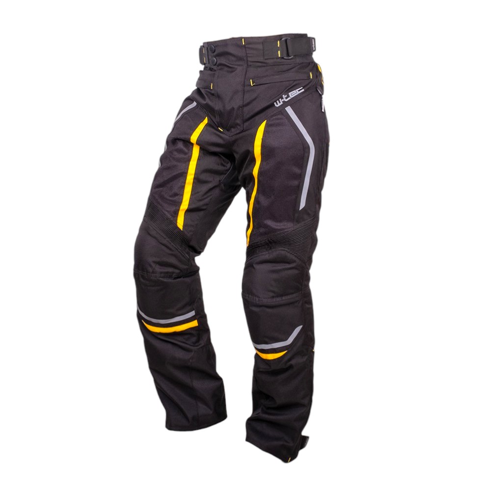 Pánské letní moto kalhoty W-TEC Durmanes  černo-žlutá  M