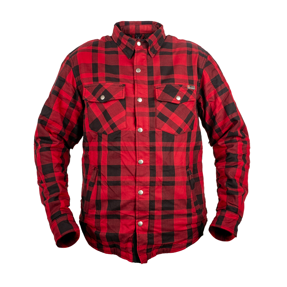 Moto košile BOS Lumberjack Impact Red - L
