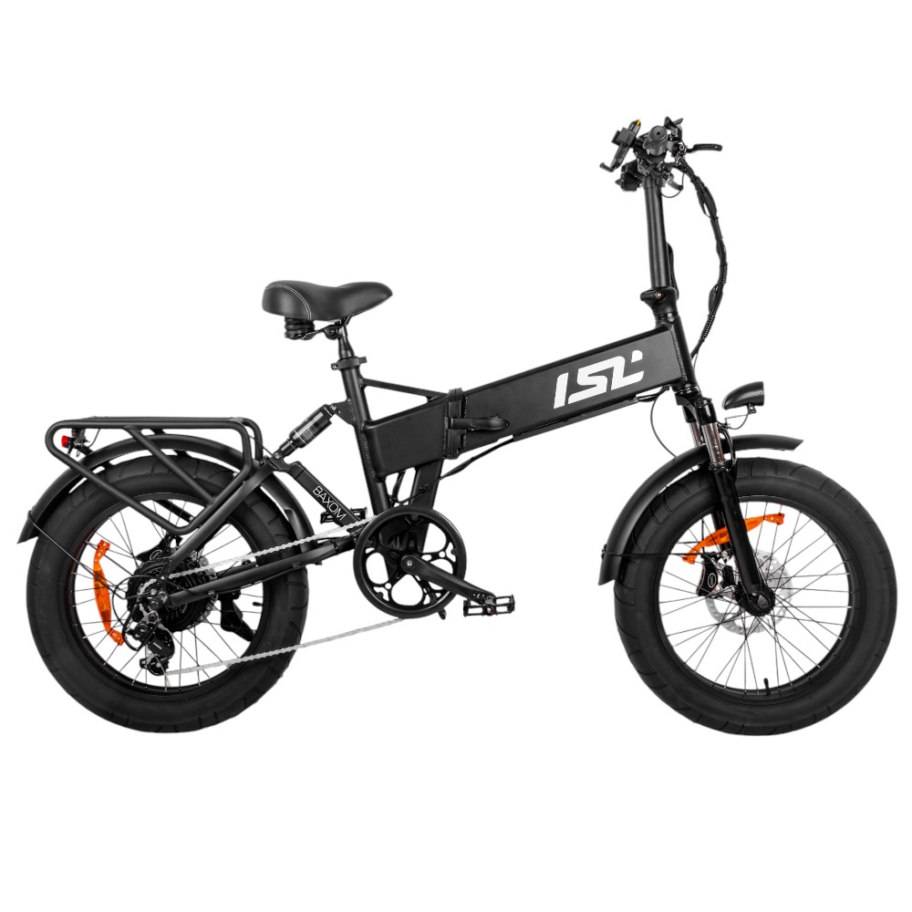 Skládací elektro fat bike ISL Baxom 20"  Black