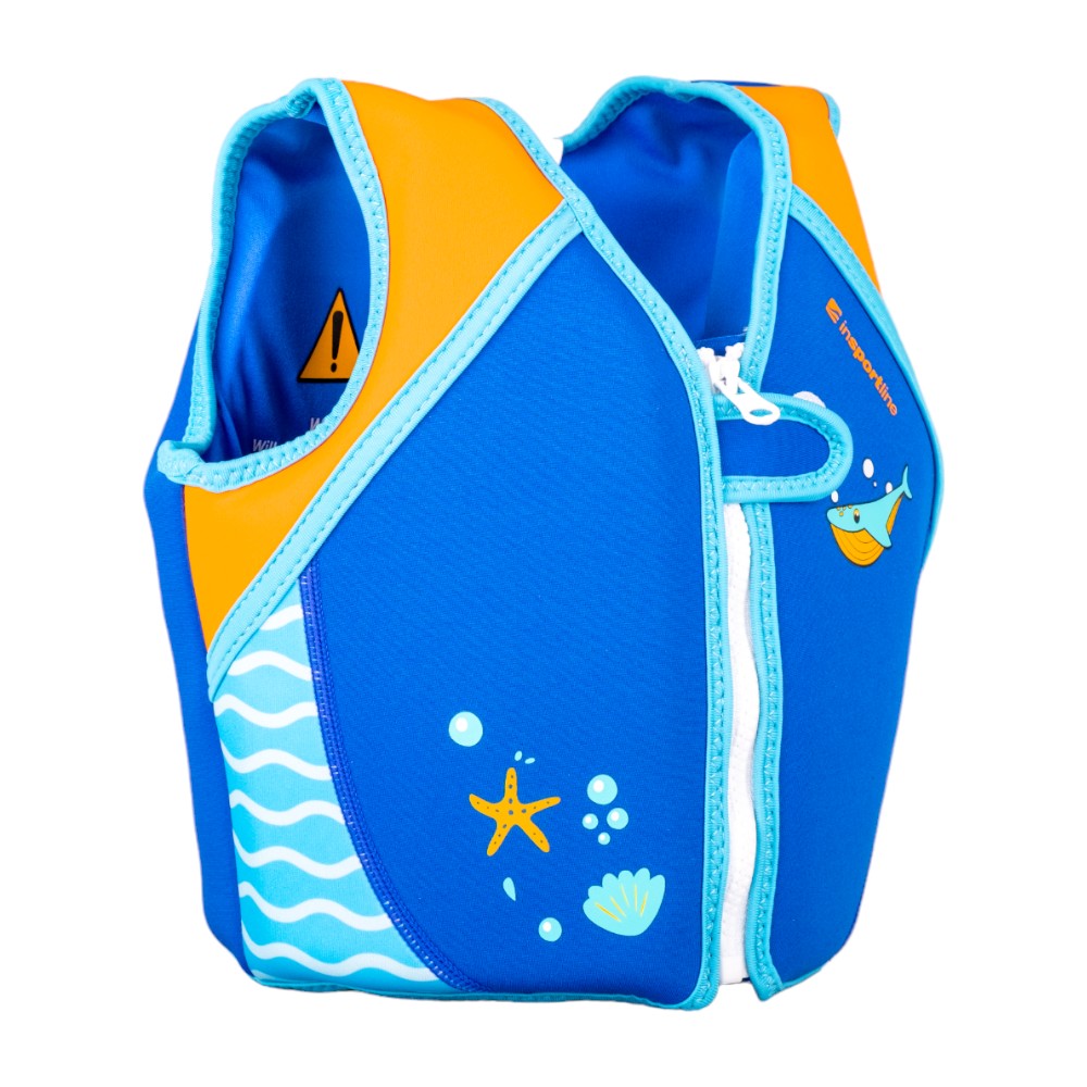 Dětská plovací vesta inSPORTline Aprendito  modrá  3-6 let